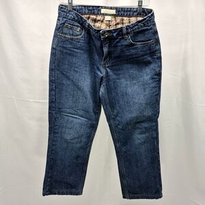 Natural Reflections Flannel Lined Jeans Women's Size 6 Straight Leg